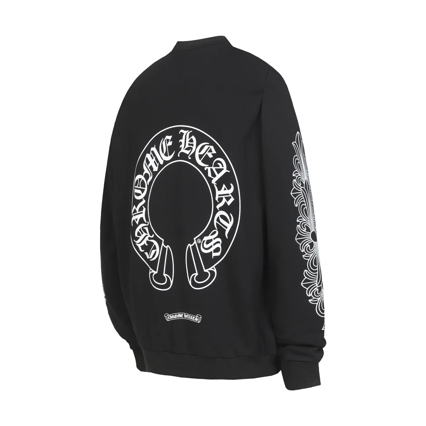 P210 Round neck sweatshirt. Remember to remark sweatshirt when ordering #Y2901 Cross-border running quantity model. Please do not place an order if you are pursuing perfection. -Chrome Hearts/Chrome Hearts 23ss Sanskrit printed popular round neck sweatshirt -High weight, high density and high quality. The wool is soft, delicate and skin-friendly. It feels soft and silky. It has excellent warmth and skin-friendly properties. -Colour: black white -Size: S M L XL